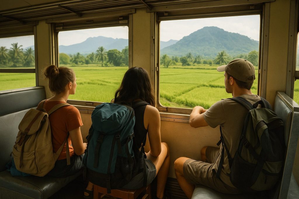 Travel ideas after volunteering in Thailand – volunteers exploring rural Thailand